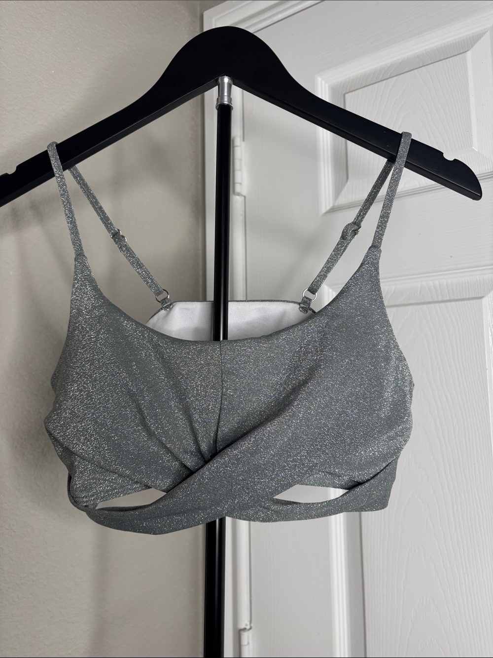 Silver Sparkle Bralette - Women Intimates